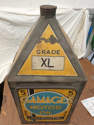 Lot 97 - GAMAGES MOTOR OIL CAN