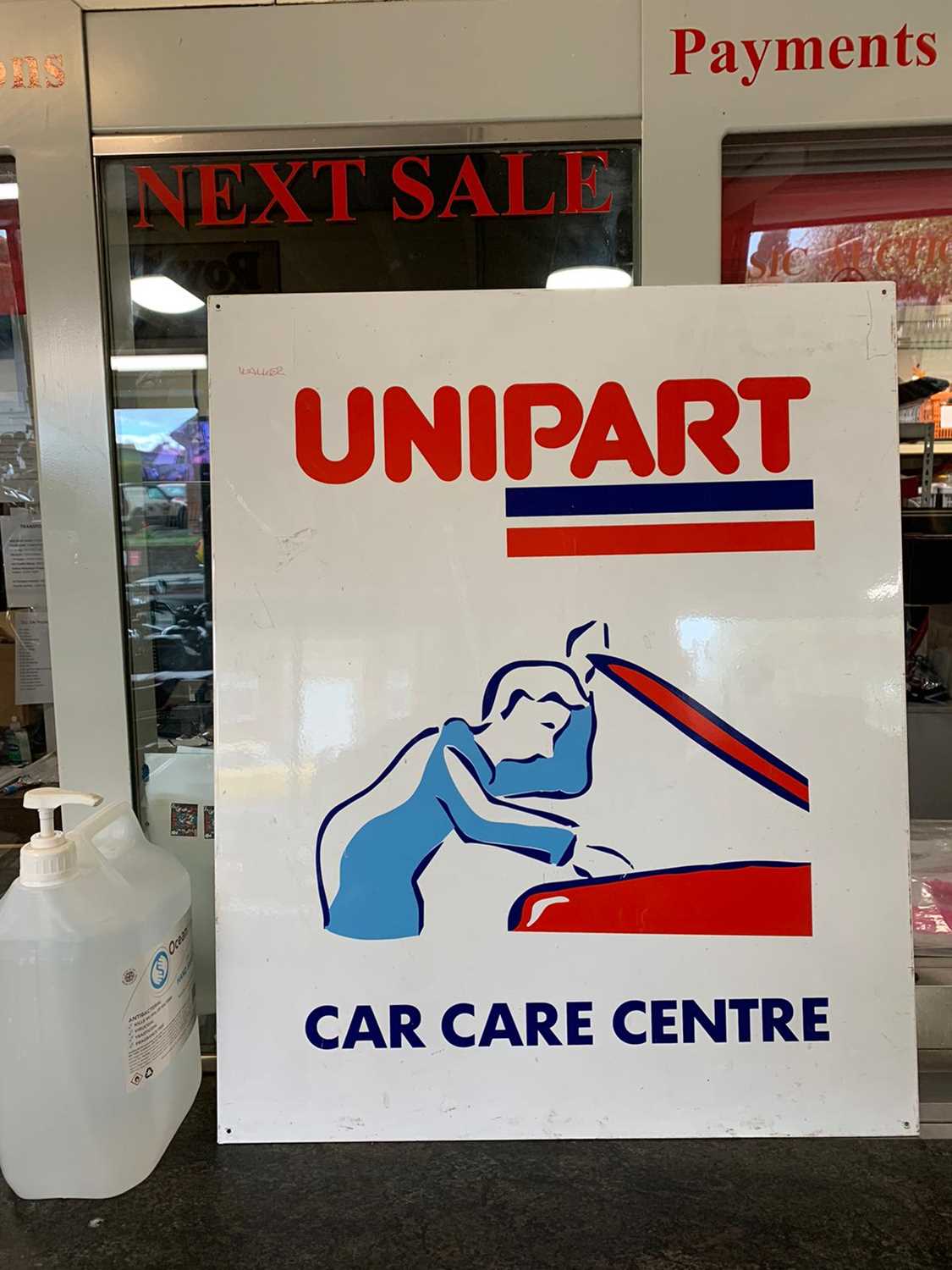 Lot 91 - GENUINE UNIPART SIGN