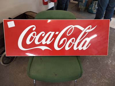 Lot 593 - COCA-COLA SIGN