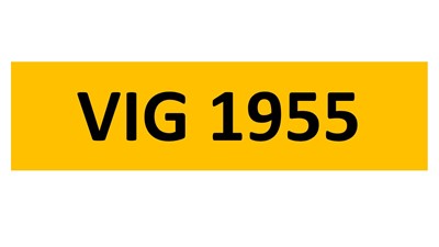 Lot 96 - REGISTRATION ON RETENTION - VIG 1955