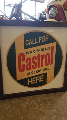 Lot 1 - WAKEFIELD CASTROL OIL LIGHTBOX