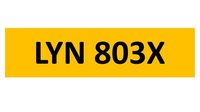 Lot 135 - REGISTRATION ON RETENTION - LYN 803X