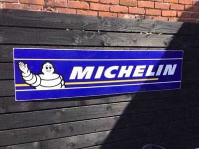 Lot 106 - LARGE METAL MICHELIN SIGN