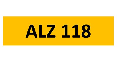 Lot 356 - REGISTRATION ON RETENTION - ALZ 118