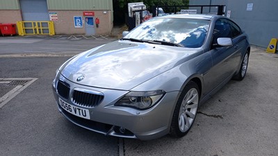 Lot 412 - 2006 BMW 630I SPORT AUTO