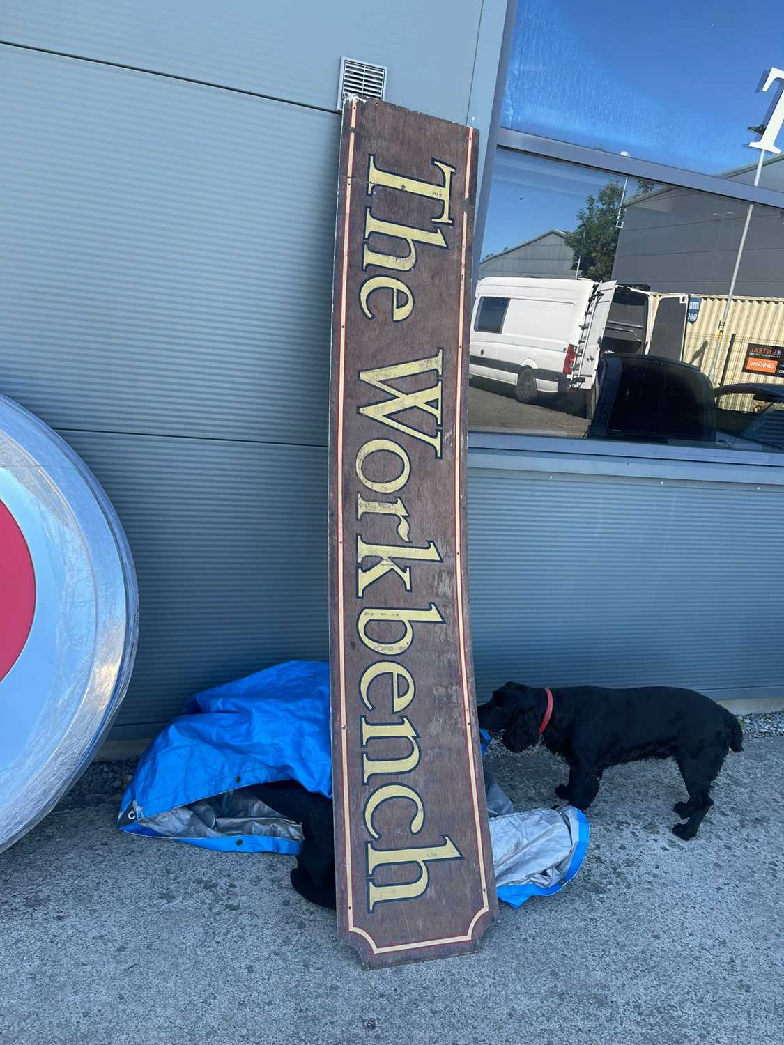 Lot 366 - WORK BENCH SIGN