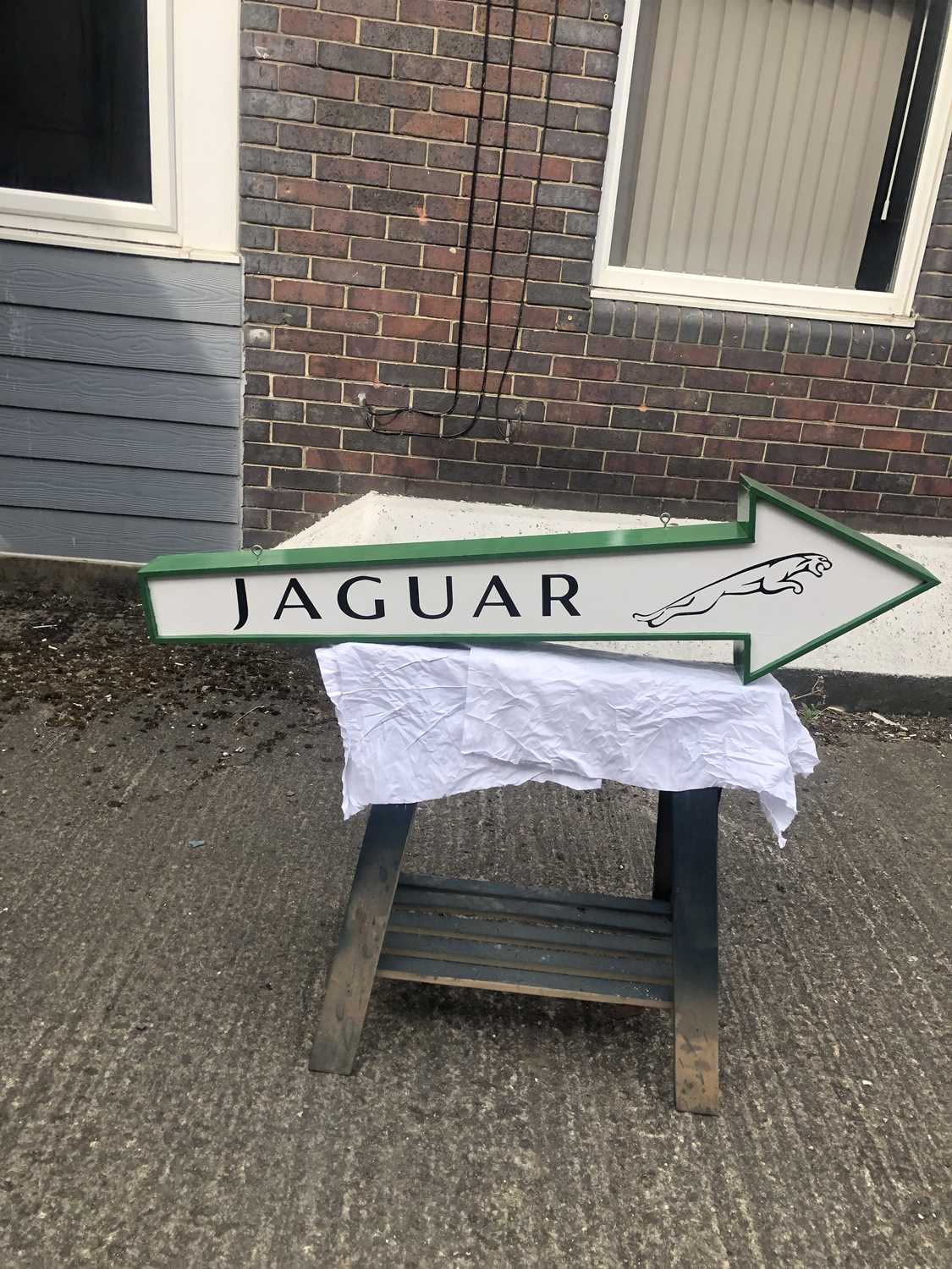 Lot 396 - 4FT JAGUAR DOUBLE  SIGN