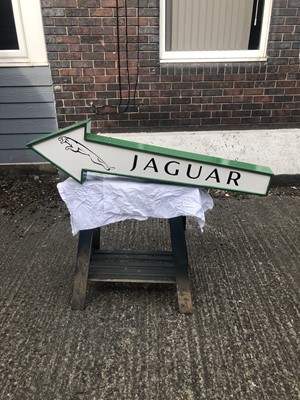 Lot 396 - 4FT JAGUAR DOUBLE  SIGN