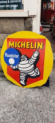Lot 331 - WOODEN MICHELIN ROUND SIGN
