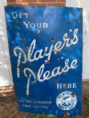 Lot 489 - LARGE PLAYERS SIGN