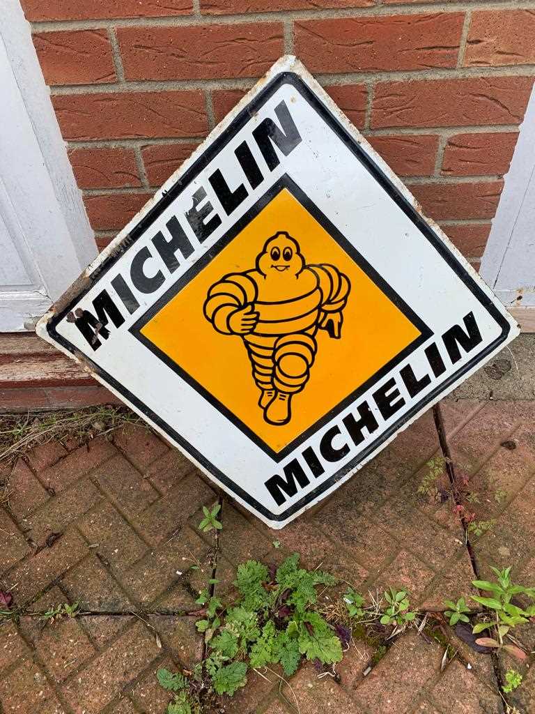 Lot 516 - MICHELIN MAN SIGN