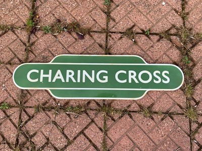 Lot 519 - CHARING CROSS RAILWAY SIGN