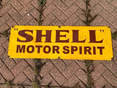 Lot 536 - SHELL MOTOR SPIRIT SIGN