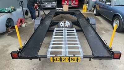 Lot 599 - SINGLE AXLE TRAILER