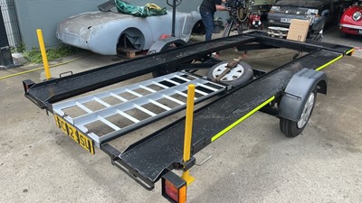 Lot 599 - SINGLE AXLE TRAILER