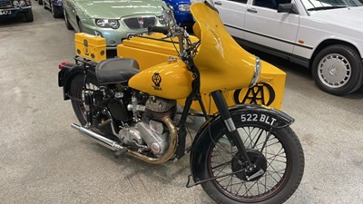 Lot 605 - 1961 BSA COMBINATION M21 AA BIKE & SIDECAR