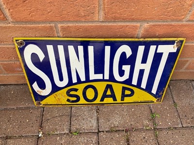 Lot 59 - SUNLIGHT SOAP SIGN