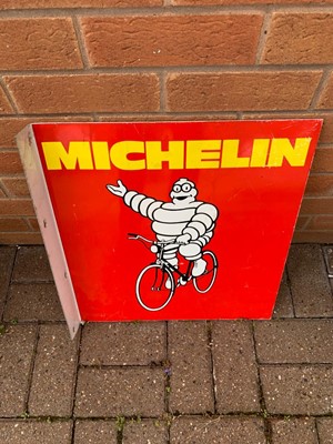 Lot 61 - MICHELIN RED DOUBLE SIDED SIGN