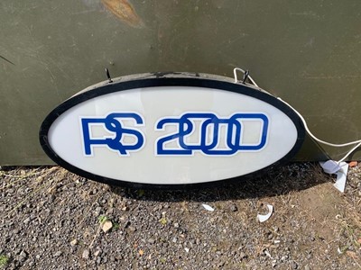 Lot 149 - RS 2000 ILLUMINATED SIGN