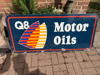 Lot 219 - Q8 MOTOR OILS SIGN