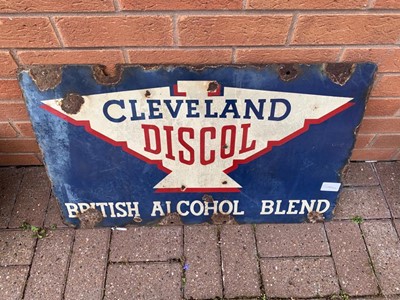 Lot 231 - CLEVELAND DISCOL DOUBLE SIDED SIGN