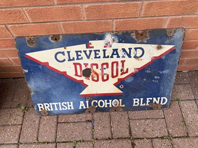 Lot 231 - CLEVELAND DISCOL DOUBLE SIDED SIGN