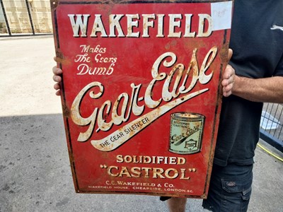 Lot 271 - WAKEFIELD OIL SIGN