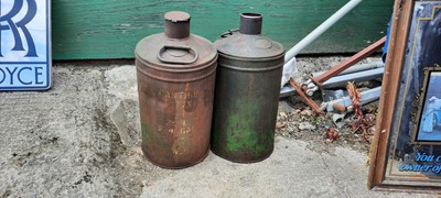 Lot 624 - 2 X OIL CANS