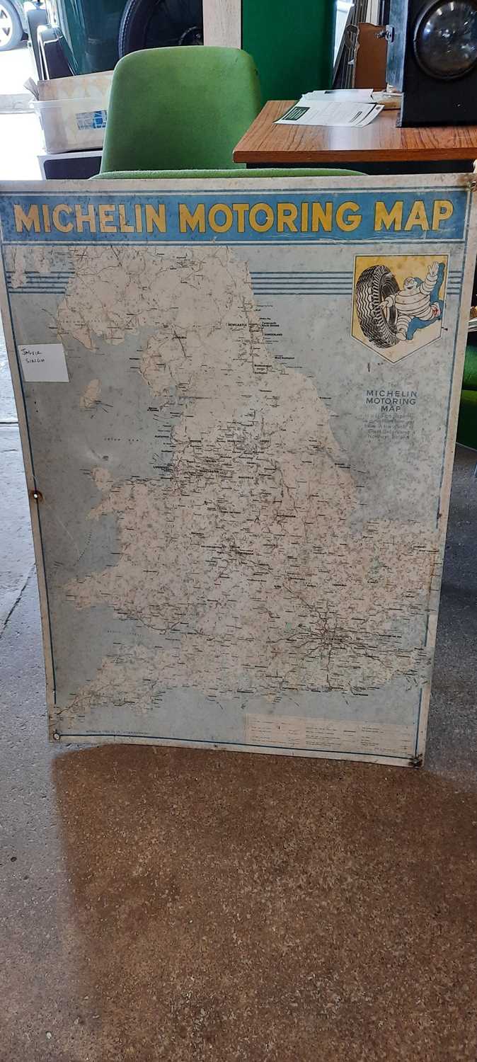 Lot 389 - MICHELIN MAP PRE MOTORWAY SIGN