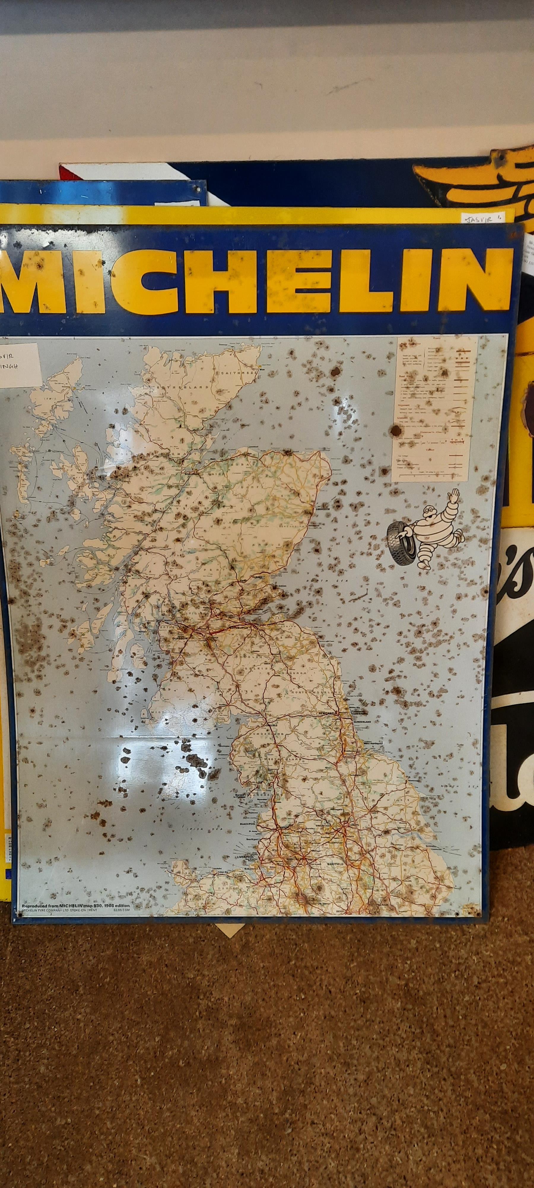 Lot 386 MICHELIN MAP SCOTLAND SIGN