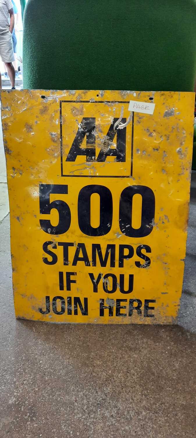 Lot 436 AA STAMP SIGN