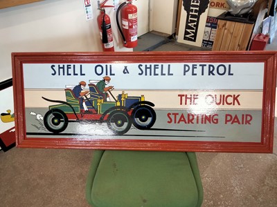 Lot 471 - SHELL OIL & PETROL SIGN