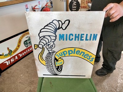 Lot 479 - MICHELIN SIGN - ALL PROCEEDS TO CHARITY (HAND PAINTED)