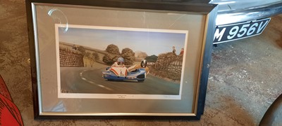 Lot 129 - "CHARIOT OF FIRE" FRAMED PICTURE BY ROD ORGAN