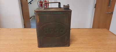 Lot 541 - ESSO OIL CAN WITH BRASS CAP