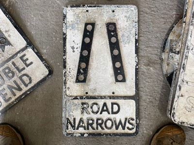Lot 149 - ROAD NARROWS ROAD SIGN