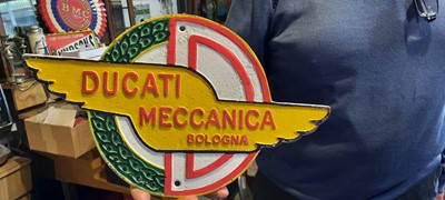 Lot 594 - DUCATI PLAQUE