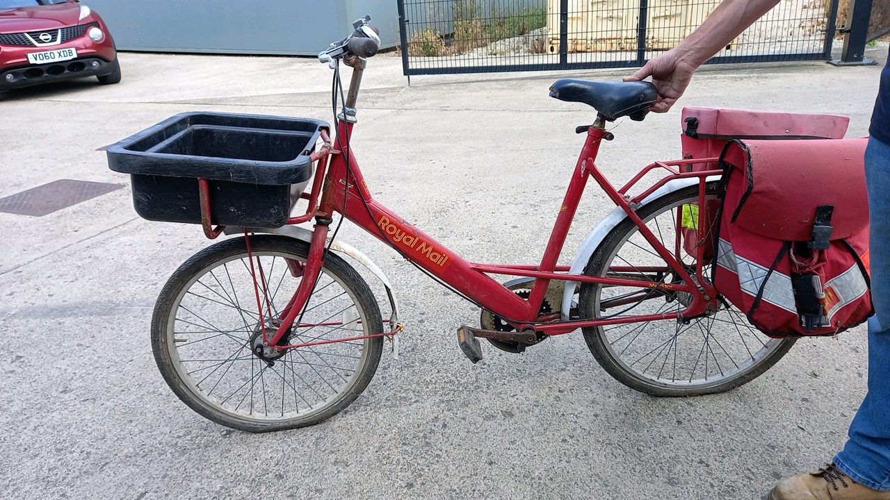 Vintage royal 2024 mail bike