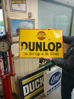 Lot 181 - DUNLOP SIGN