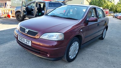 Lot 438 - 2003 VAUXHALL ASTRA CLUB 8V