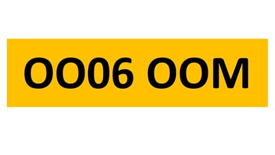 Lot 527 - REGISTRATION  ON RETENTION - OO06 OOM