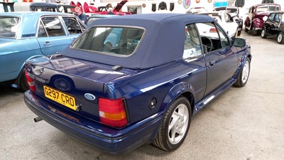 Lot 583 - 1990 FORD ESCORT XR3I SE CONVERTIBLE