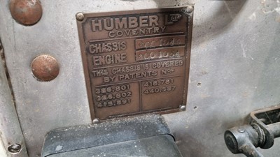 Lot 182 - 1938 HUMBER SUPER SNIPE