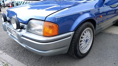 Lot 619 - 1990 FORD ESCORT XR3I CONVERTIBLE