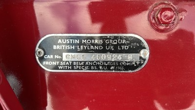 Lot 625 - 1978 MG B GT