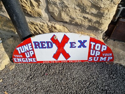 Lot 453 - RED EX SIGN