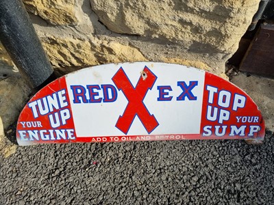 Lot 453 - RED EX SIGN