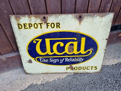 Lot 463 - UCAL PRODUCTS SIGN