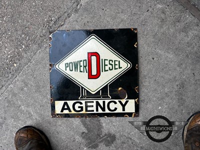 Lot 147 - POWER DIESEL SIGN