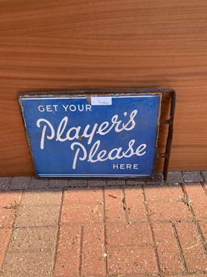 Lot 21 - PLAYERS PLEASE ENAMEL SIGN